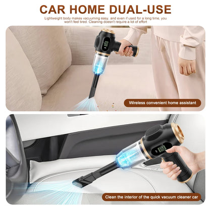 Cordless Handheld Vacuum Cleaner – Multi-functional for Dust, Debris, Pet Hair – Home & Car