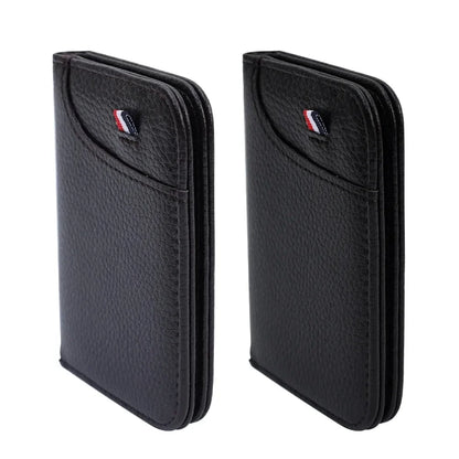 LISM Ultra-Slim PU Leather Credit Card Holder Wallet