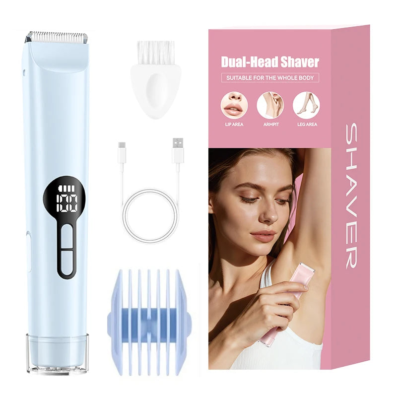 Electric Lady Shaver – Rechargeable Wet & Dry Razor for Legs, Arms, Underarm & Bikini