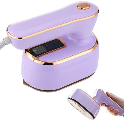Mini Handheld Steam Iron – Foldable Travel Garment Steamer, Ceramic, Wet & Dry