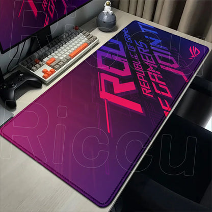 Riccu XXL Anime Gaming Mouse Pad — HD Print, Stitched Edges, Multiple Sizes