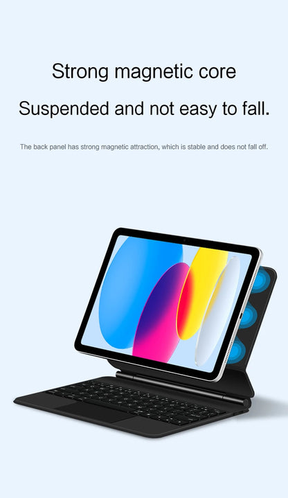 Magic Keyboard for iPad 11th Gen (A16) 2025 | Smart Case | Multi-Language | Black & White | 7 Languages
