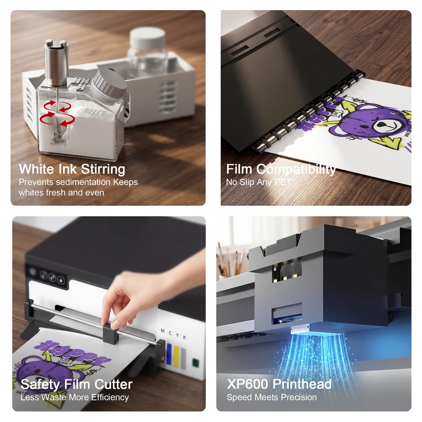 A4/A3 DTF Printer with DTF Oven – XP600, Direct to Film for T-Shirts & Clothes