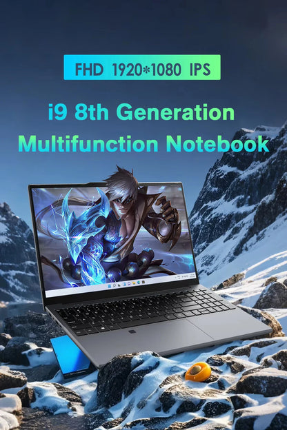 15.6" Laptop Intel Core i9-10980HK – 16GB RAM 1TB SSD Fingerprint Backlit Keyboard Windows 11