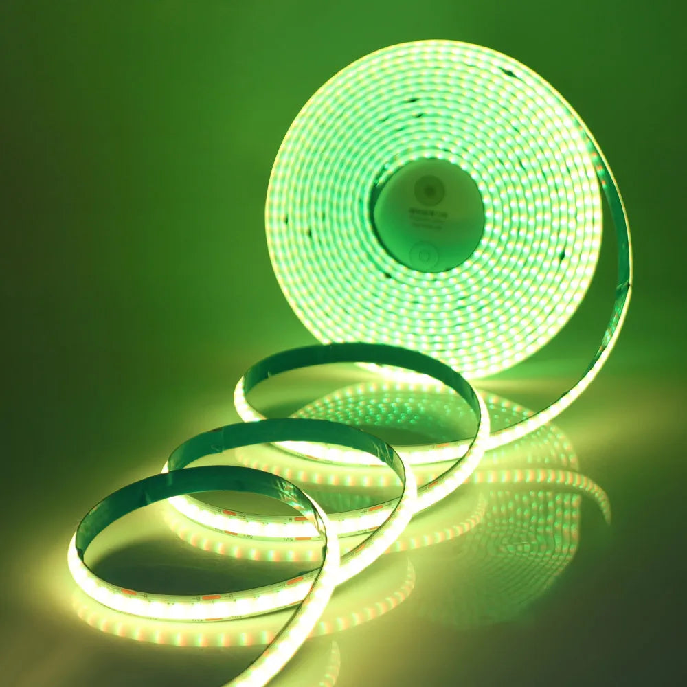 WiFi Bluetooth RGB COB LED Strip Light – 576 LEDs, 24/44 Key Remote, Flexible Tape Kit