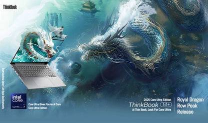 Lenovo ThinkBook 14+ 2025 Laptop | Intel Ultra 5/7/9 | Intel Arc 130T/140T | 32GB DDR5 | 1TB SSD | 14.5" 120Hz