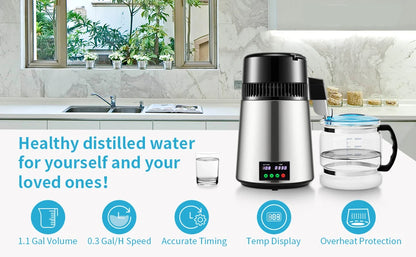 SucceBuy 4L Water Distiller Purifier