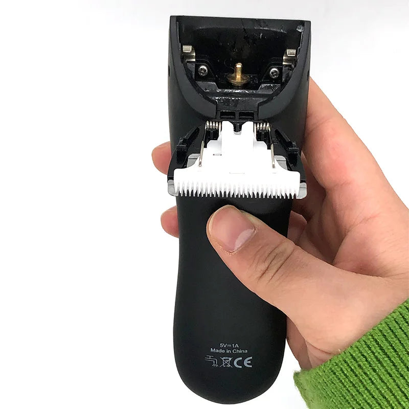 Universal Hair Clipper Replacement Blade – Ceramic & Titanium Cutter Head