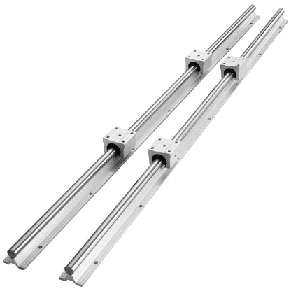 SBR Linear Guide Rails 800–2200mm with UU Bearing Blocks (2+4 Set)