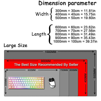 Arcane Jinx Large Gaming Mouse Pad — Desk Mat, Multiple Sizes & Thickness