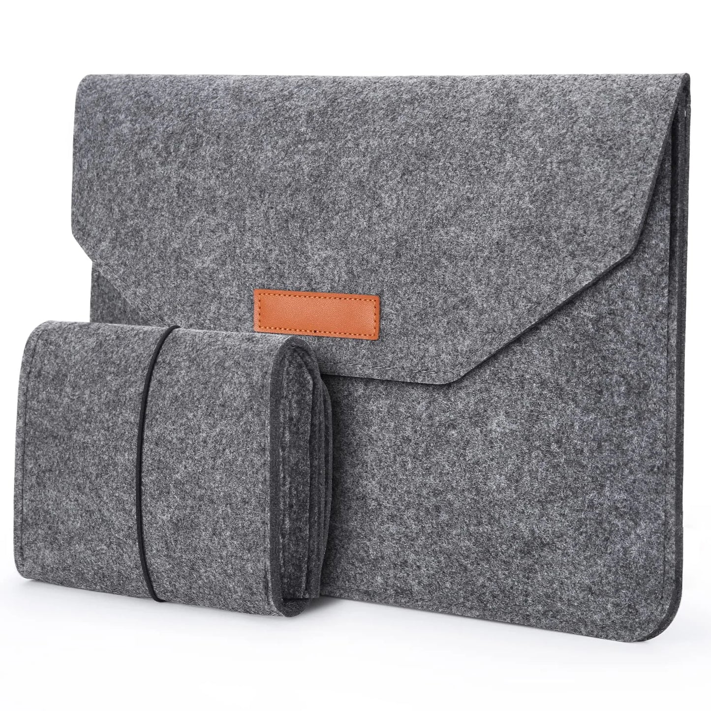 Wool Felt Laptop Sleeve Bag – 11" to 15.6" Shockproof Notebook Pouch | MacBook, Lenovo, Samsung, Huawei