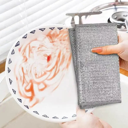 Multipurpose Wire Microfiber Dishcloth – Non-Scratch