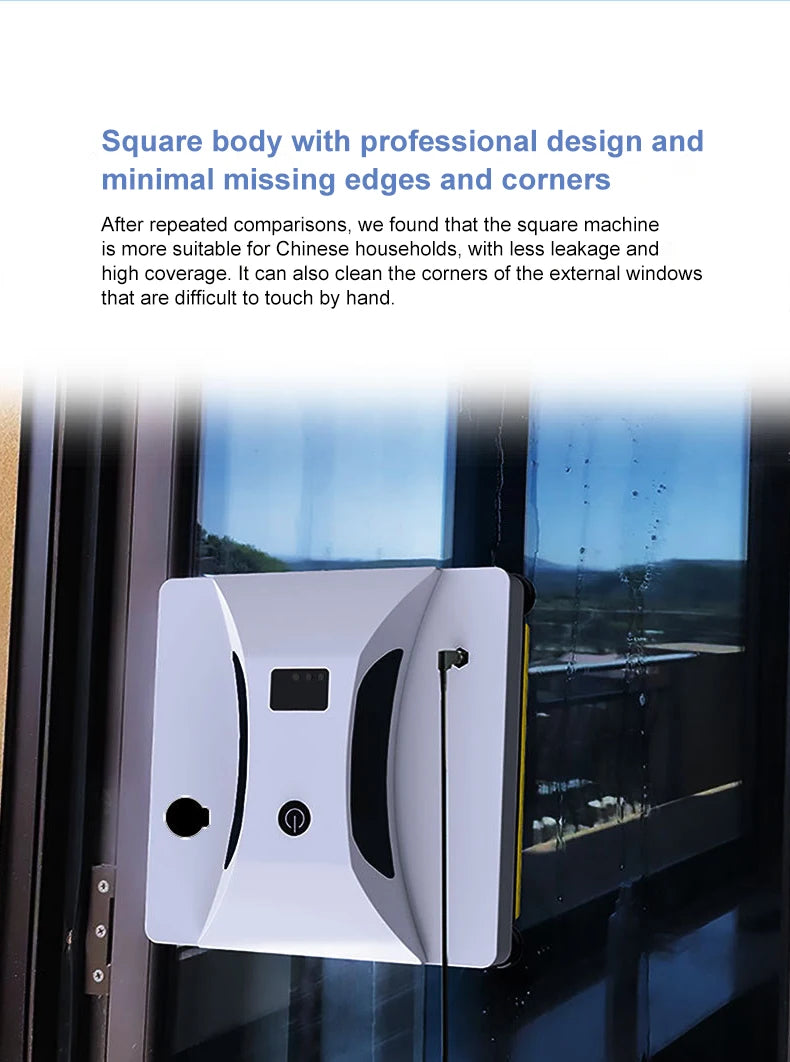 2024 Intelligent Window Cleaning Robot – Auto Water Spray, Remote Control