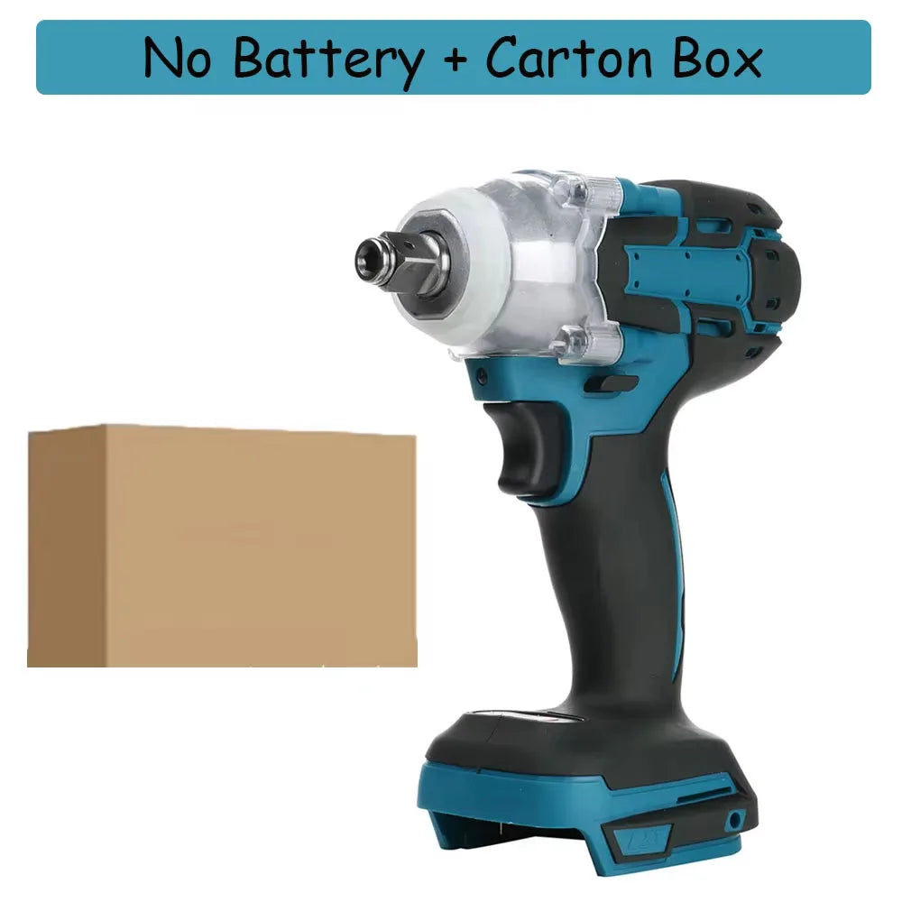 1/2" Brushless Cordless Impact Wrench 520NM – Compatible with 18V Battery