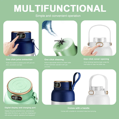 1000ML Portable USB Juicer Blender – Citrus Smoothie Cup for Travel & Home
