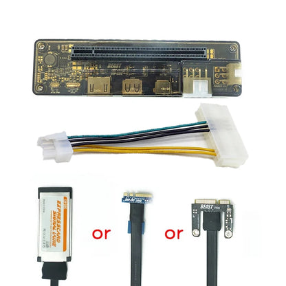 PCI-E EXP GDC External Laptop GPU Dock — Mini PCI-E / NGFF / ExpressCard