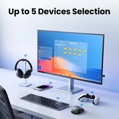 UGREEN USB Bluetooth 5.4 / 6.0 Adapter | Dongle for PC | Keyboard, Mouse & Speaker Support | Model 45134