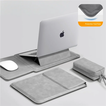 TAIKESEN Laptop Sleeve Case with Stand – PU, 13–16 Inch, for MacBook Air/Pro, Huawei, HP, Dell (Unisex)