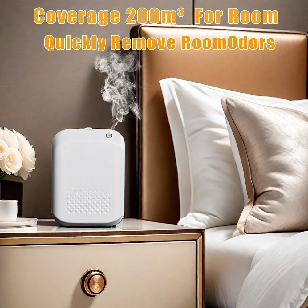 L Scent Tunnel Bluetooth Aroma Diffuser – 150ml Wall-Mount Essential Oil Diffuser, App Control, Timer, Low Noise, CE/RoHS