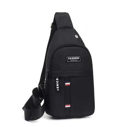 Men's waterproof fanny pack by R.E.D. Shopping with large capacity, adjustable strap, ideal for outdoor and travel use.