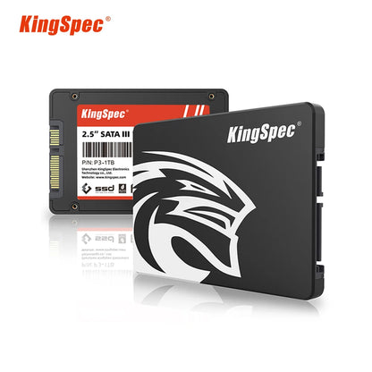 KingSpec SATA SSD 2.5" | 120GB–2TB | SATA III | 550MB/s | Internal SSD for Laptop & Desktop