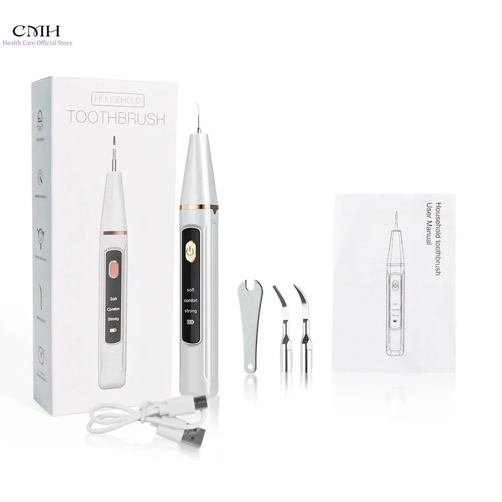 Ultrasonic Water Flosser – Tartar Remover, Stain Eraser, Multi-Mode, Type-C Rechargeable, Portable Oral Care
