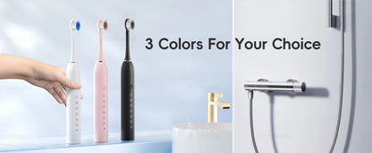 Mornwell D52 Portable Water Flosser + X3 Electric Toothbrush Combo – 4 Modes, 300ml Tank, Rechargeable, Travel-Ready