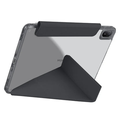 Huawei MatePad 11.5 2025 Smart Fold Case – Magnetic PU Leather + Acrylic Hard Back