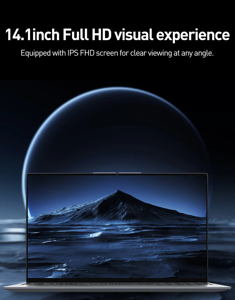 14.1" Slim Laptop – Intel Core i7, 16/32GB DDR4, up to 2TB SSD, Wi-Fi 6, Windows 11 Pro