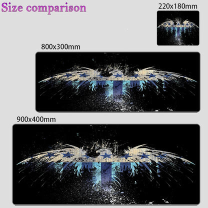 USA Flag XXL Extended Gaming Mouse Pad – 900x400mm Anti-Slip Desk Mat for Keyboard & Mouse