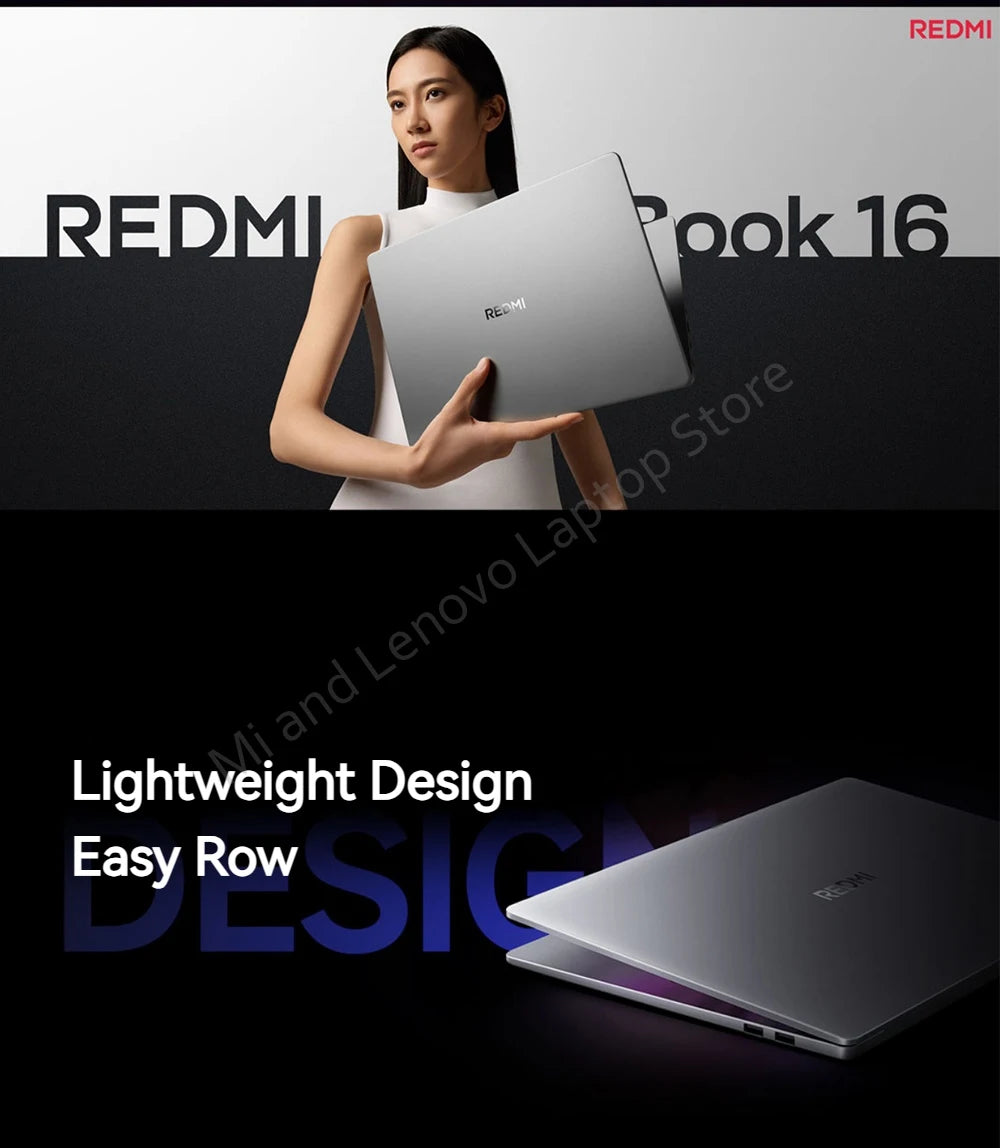 Xiaomi Redmi Book 16 2025 — Intel Core 5-220H, 16/32GB RAM, Up to 1TB SSD, 2.5K 120Hz