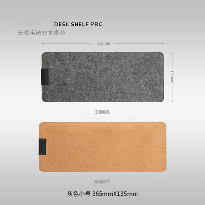 Cork Felt Keyboard Desk Pad – Shock Absorbing Silent Mat for 60%–80% Mechanical Keyboards