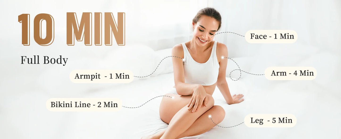 Totmizby 3-in-1 IPL Laser Epilator – 999,900 Flashes, Painless Hair Removal for Face, Body & Bikini