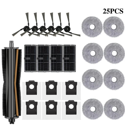 Mova P50 Pro Ultra / P10 Pro Ultra Robot Vacuum Spare Parts – Brush, Filter, Mop & Dust Bag