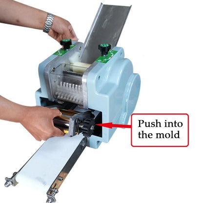 Electric Dumpling Wrapper Machine – 110V/220V, Round & Square Wonton Skin Maker, Commercial
