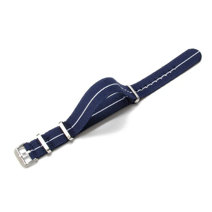 Elastic NATO Nylon Watch Strap 18/20/22mm | Breathable Woven Watchband