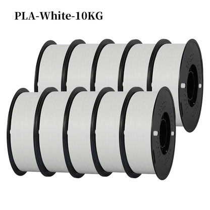 KINGROON 3D Printer Filament – 10 Rolls 1.75mm PLA / PETG, 1KG Each, Mix Colors, 22LBS Total