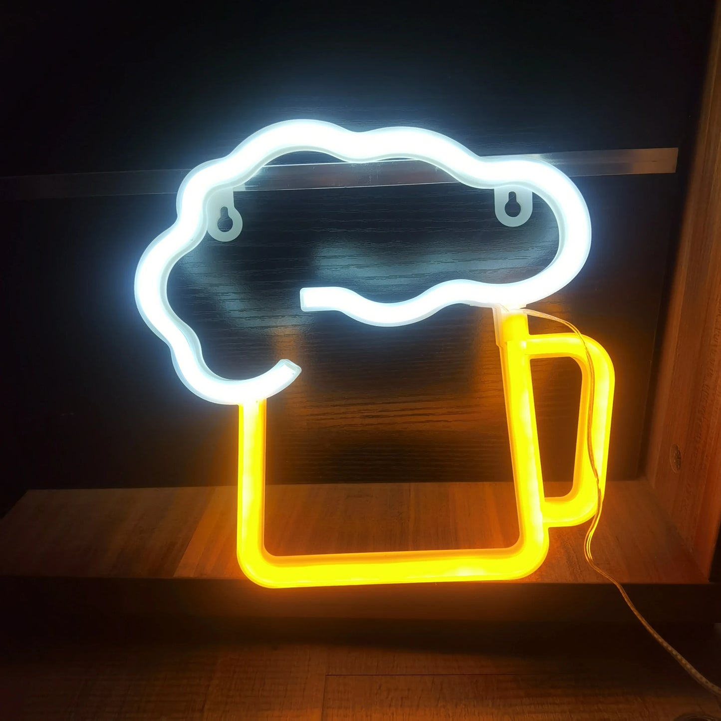 LED Neon Sign – USB/Battery Powered, Customizable, Bar & Bedroom Wall Decor