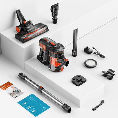 INSE V770 Cordless Stick Vacuum Cleaner – 25kPa, 235W, 6-in-1, 40min Battery
