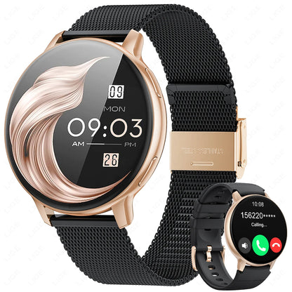 LIGE Bluetooth Smart Watch for Women – Custom Dial, Sport Fitness Tracker, iOS & Android (2026)