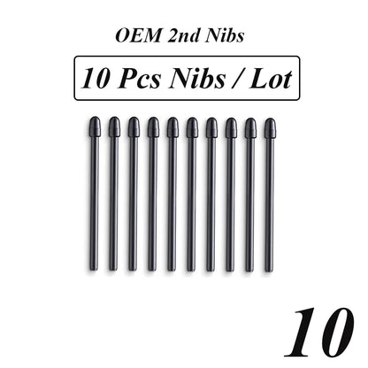 Wacom Pro Pen 2 Replacement Nibs | Standard Black | 10/20/30/40/50 pcs | Intuos Pro, Cintiq 16/22, Mobile Studio Pro