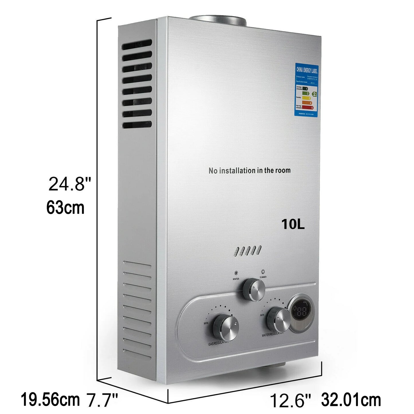VEVOR Propane Gas Tankless Water Heater 6L–18L – Outdoor & Camping
