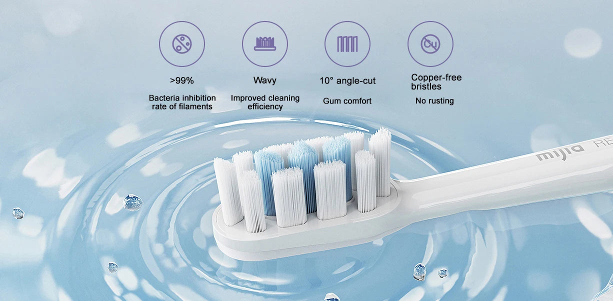 MIJIA T302 Sonic Electric Toothbrush – 31,000 RPM, 150-Day Battery, IPX8, 4 Modes, DuPont Brush Head