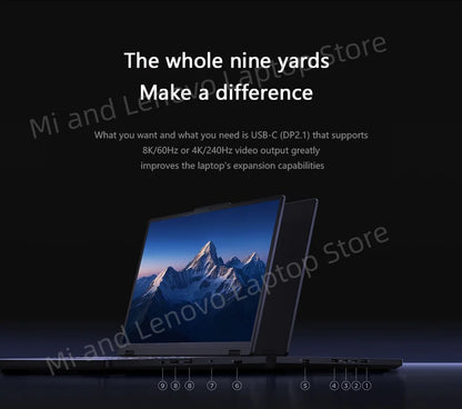 Lenovo Legion R7000P 2025 Gaming Laptop — Ryzen 9 8940HX/8945HX, RTX 5060/5070 8G, 16" 2.5K 240Hz