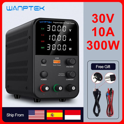 Wanptek Adjustable DC Lab Bench Power Supply