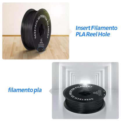 GEEETECH 3D Printer Filament – 10KG Box, 1.75mm Matte / PETG / Silk PLA / TPU / ABS, Safe Materials