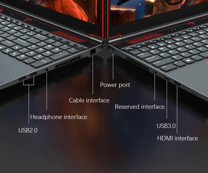 GPD 16.1" Gaming Laptop – NVIDIA RTX 4050 6G, Intel i9-13900H/i5-12450H, up to 32GB DDR5, 144Hz