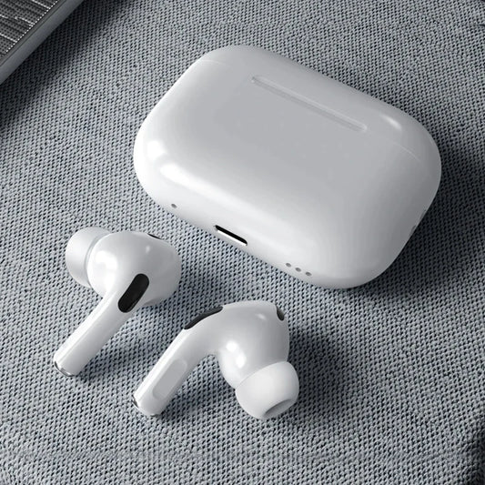 Wireless Air Pro TWS earbuds by R.E.D. Shopping with HiFi stereo sound, touch controls, and waterproof design.