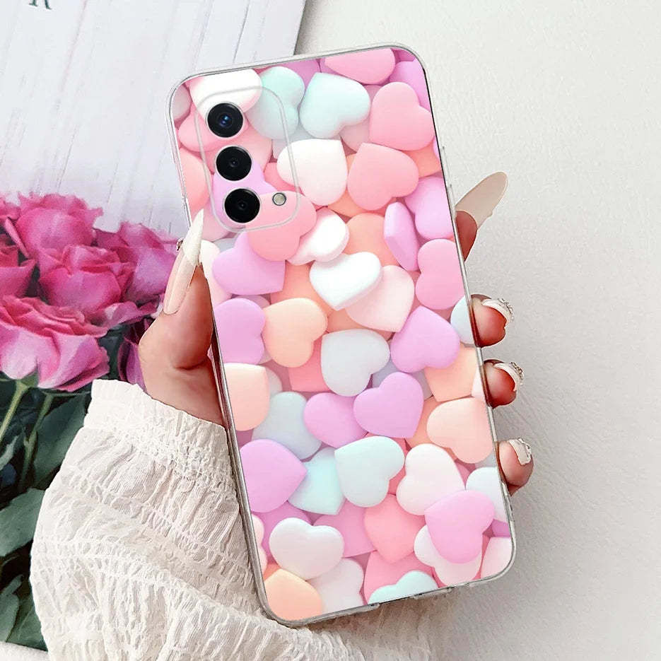 Luxury Painted Soft Silicone Case for Oppo A74 5G – Shockproof Back Cover
