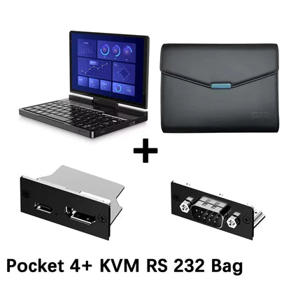 GPD Pocket 4 8.8" — AMD AI 9 HX 370, 64GB RAM, 2TB NVMe, 180° Flip, Portable Mini PC